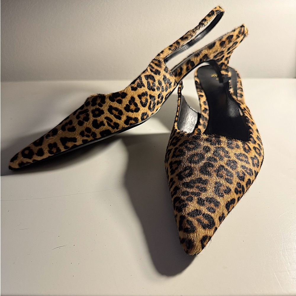 Zara Leopard Print Heels